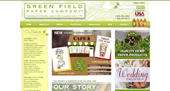Desktop Screenshot of greenfieldpaper.com
